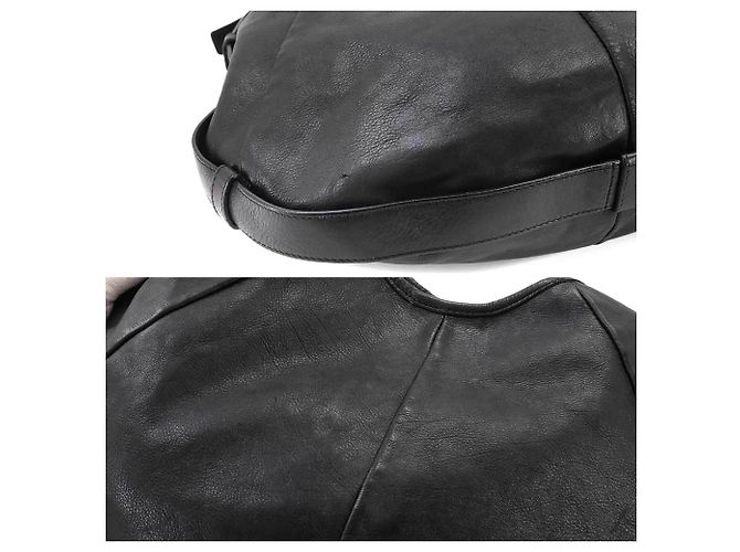 Borsa a tracolla in pelle Mombasa Yves Saint Laurent Nero - vista 8