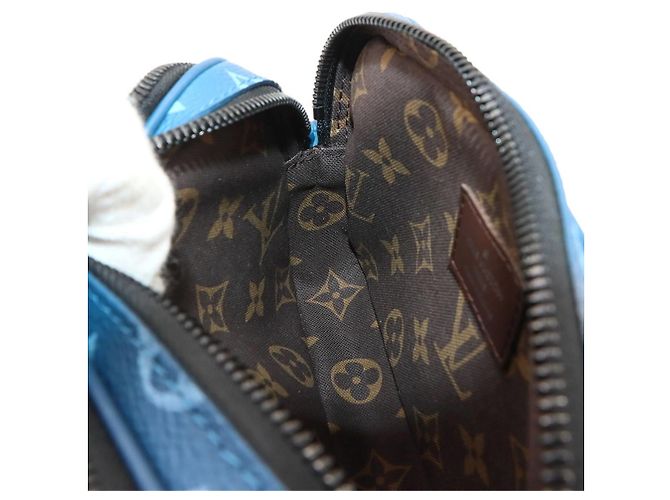 Louis Vuitton Monogram Tone Nano Alpha Schultertasche Blau - Ansicht 8
