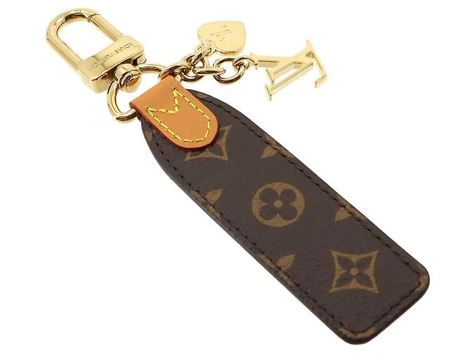 Porte-clés Louis Vuitton Monogram Marron - vue 3