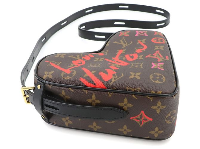 Louis Vuitton Monogram Sac Coeur Falling in Love Heart Shoulder Handbag Monogramma - vista 5
