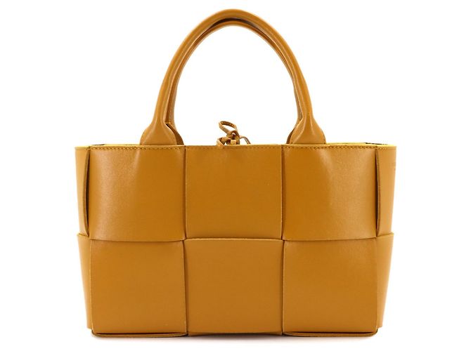 Borsa a mano/spalla Mini The Arco Intrecciato Bottega Veneta Marrone - vista 3