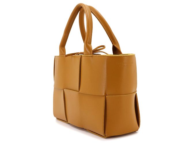 Borsa a mano/spalla Mini The Arco Intrecciato Bottega Veneta Marrone - vista 4