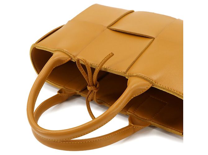 Borsa a mano/spalla Mini The Arco Intrecciato Bottega Veneta Marrone - vista 6