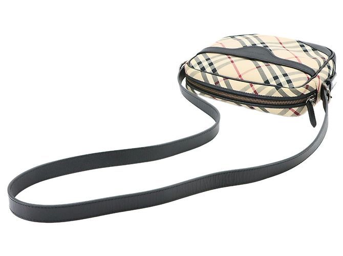 Bolso de hombro Burberry Nova Check Negro Beige - vista 5