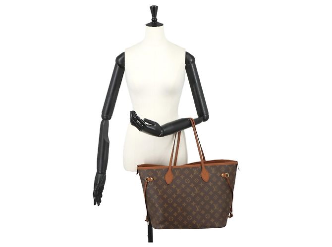 Louis Vuitton Neverfull Inside Out MM Monogram Tote Camel - view 10