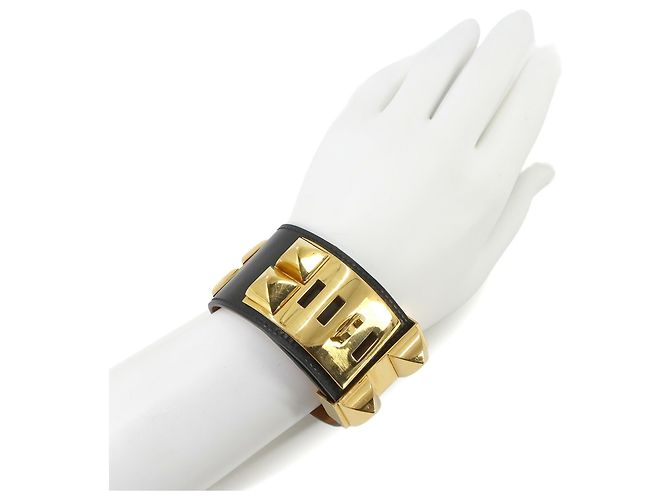 Hermès Bracciale con charm Hermes Collier de Chien Nero - vista 7