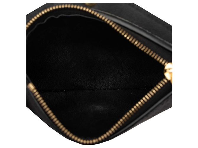 Louis Vuitton Monogram Empreinte Portefeuille Victorine Tri-fold Wallet Preto - vista 4