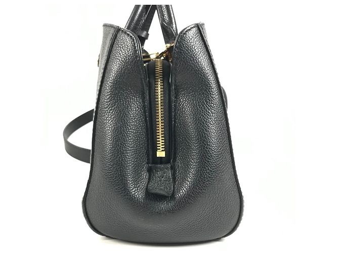 Bolsa de Mão 2-Way Louis Vuitton Monogram Empreinte Montaigne BB Preto - vista 11