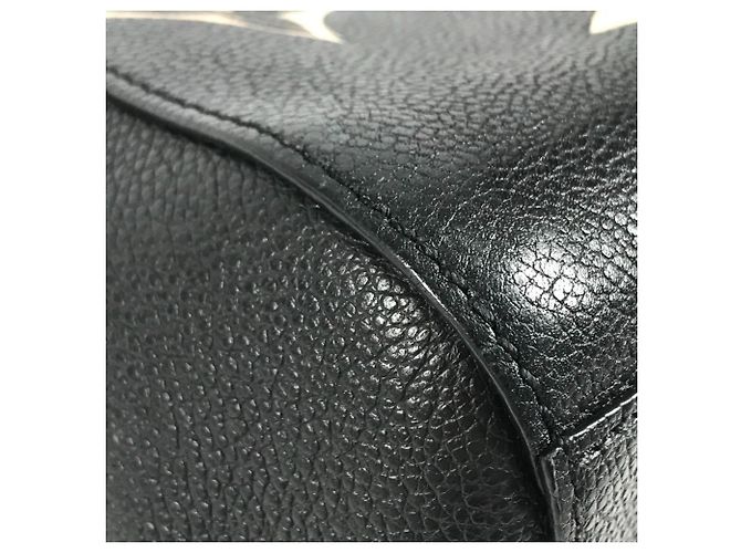 Bolsa de Mão 2-Way Louis Vuitton Monogram Empreinte Montaigne BB Preto - vista 17