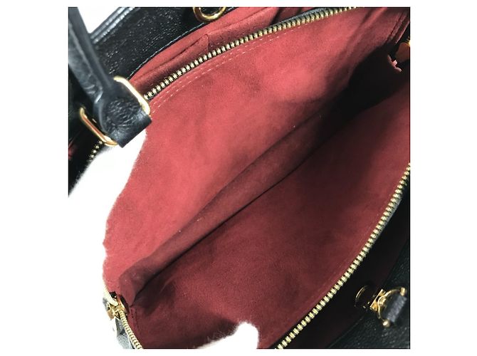 Bolsa de Mão 2-Way Louis Vuitton Monogram Empreinte Montaigne BB Preto - vista 5