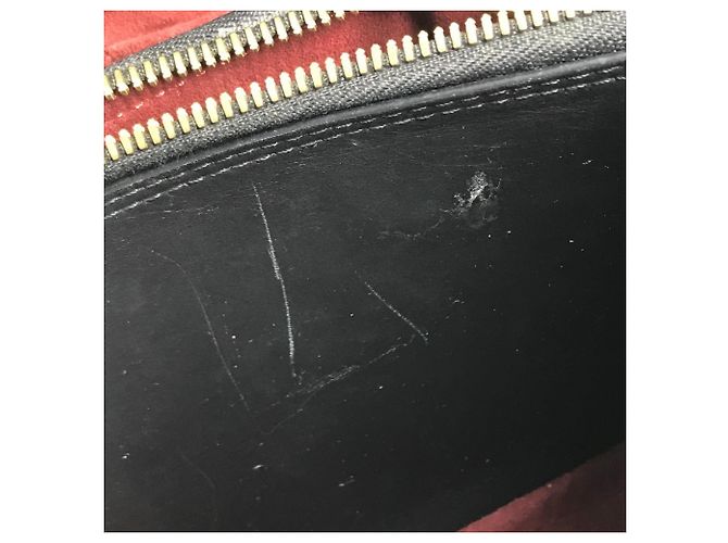 Bolsa de Mão 2-Way Louis Vuitton Monogram Empreinte Montaigne BB Preto - vista 6