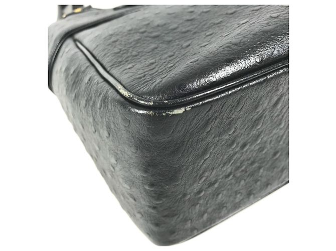 Borsa Tote Versace Vintage Logo Sunburst Nero - vista 7