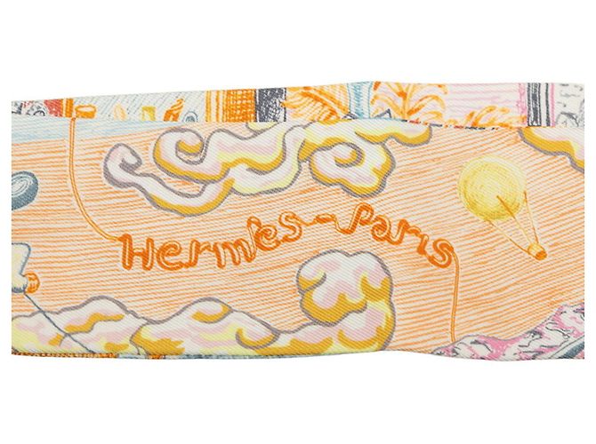 Hermès Twilly City of Light Hermes Multicolore Arancione - vista 4