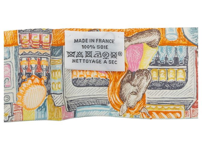 Hermès Twilly City of Light Hermes Multicolore Arancione - vista 5