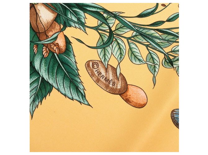 Hermès Lenço Hermes Carre 90 Pythagoras Marrom Multicor - vista 4