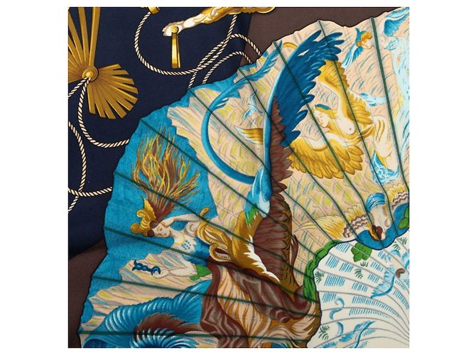 Hermès Lenço Hermes Carre 90 BRISE DE CHARME Multicor - vista 6