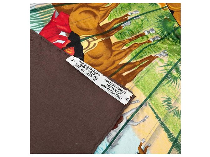 Hermès Lenço Hermes Carre 90 BRISE DE CHARME Multicor - vista 7