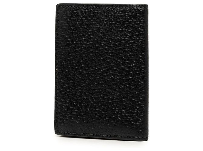 Tarjetero de piel Gucci GG Marmont Negro - vista 2