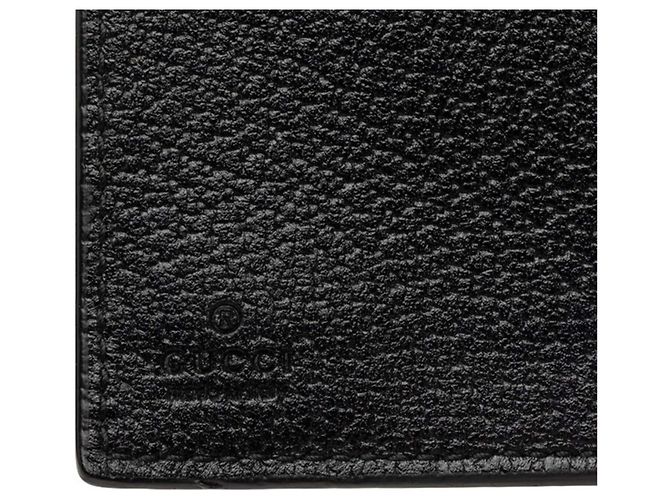 Tarjetero de piel Gucci GG Marmont Negro - vista 6