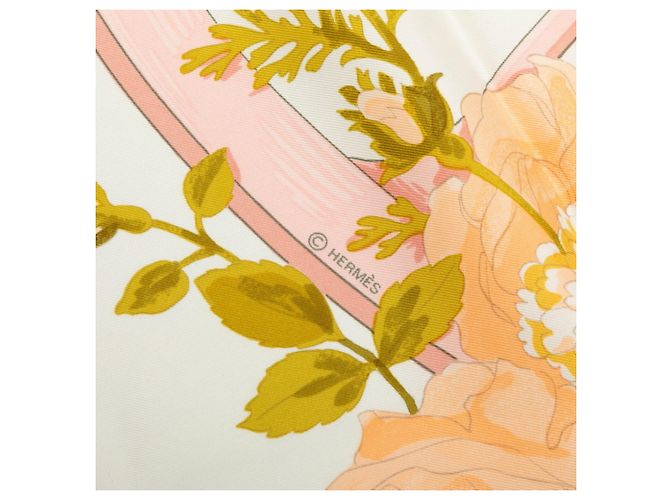Hermès Lenço Hermes Carre 90 Romantic Rosa - vista 5