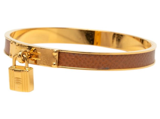 Hermès Pulsera de amuleto candado Hermes Kelly Castaño - vista 2