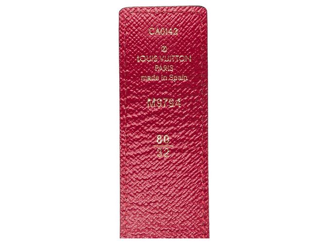 Louis Vuitton Monogram Ceinture LV Initial Belt Marrom Rosa - vista 6