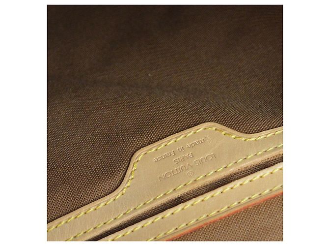 Louis Vuitton Vintage Montsouris Monogram Canvas GM Marron - vue 4