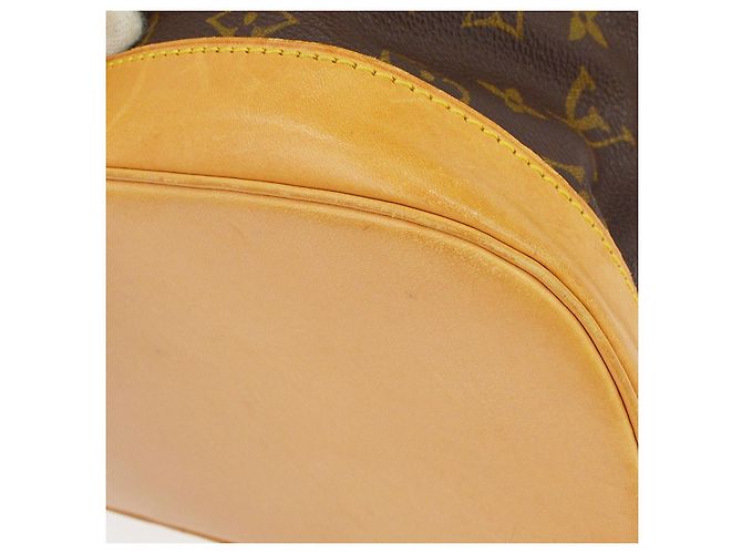 Louis Vuitton Vintage Montsouris Monogram Canvas GM Marron - vue 7