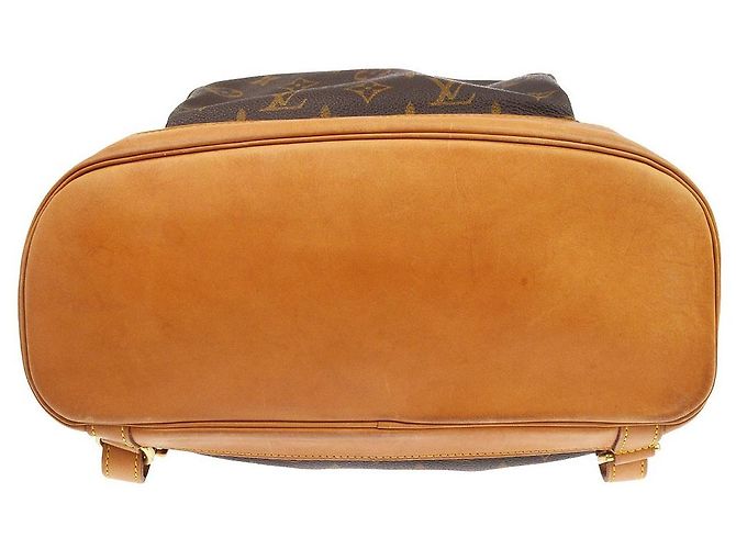 Louis Vuitton Vintage Montsouris Monogram Canvas GM Marron - vue 6