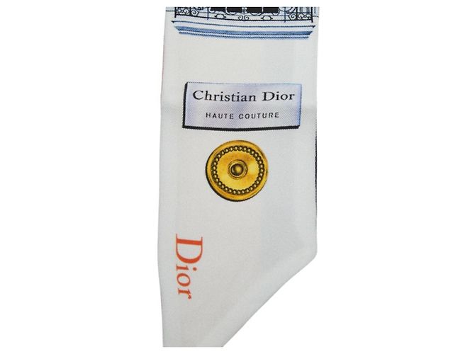 Bufanda Christian Dior Dior Mitzah Blanco Multicolor - vista 3