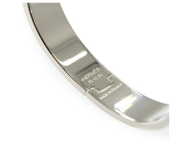 Bracelete Hermès Clic HH Equestrian Preto Branco - vista 5