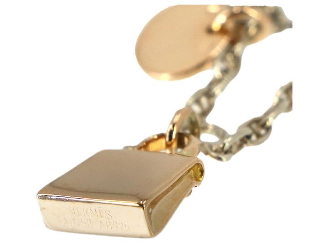 Hermès Hermes Kelly Charm Chaine d'Ancre Bracelet Plata Dorado - vista 5