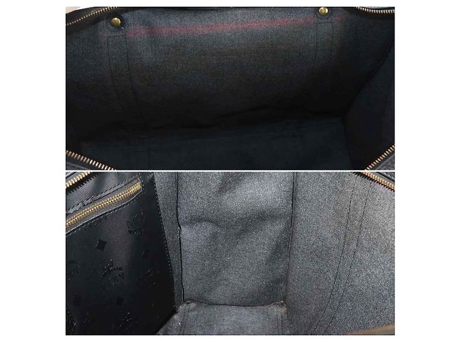 MCM Visetos Logogram Tote Handtasche Schwarz - Ansicht 8