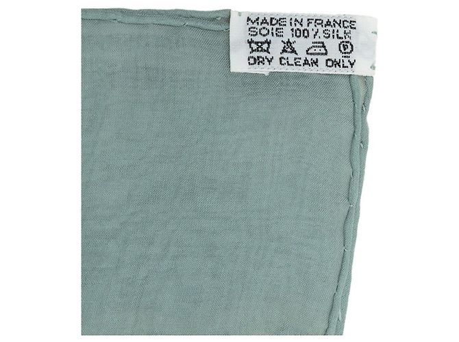 Hermès Foulard Hermes Carre 90 Aloha Blu Multicolore - vista 7