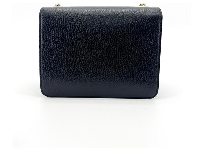 Gucci Interlocking Leather Small Black - view 2