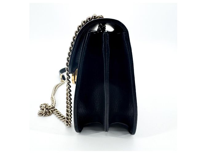 Gucci Interlocking Leather Small Black - view 3