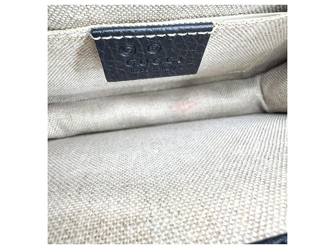Gucci Interlocking Leather Small Black - view 5