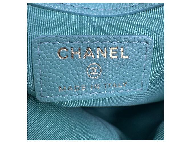 Chanel O Case Clutch Quilted Caviar Medium Preto - vista 6