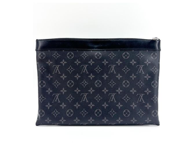 Louis Vuitton Discovery Pochette Monogram Eclipse Canvas GM Schwarz - Ansicht 2