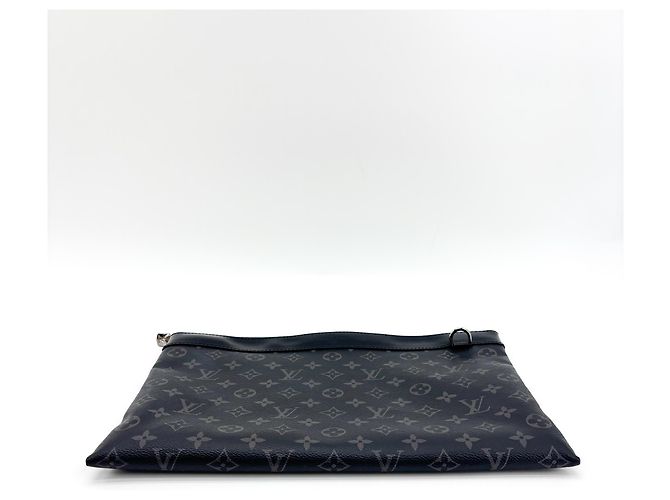 Louis Vuitton Discovery Pochette Monogram Eclipse Canvas GM Schwarz - Ansicht 6