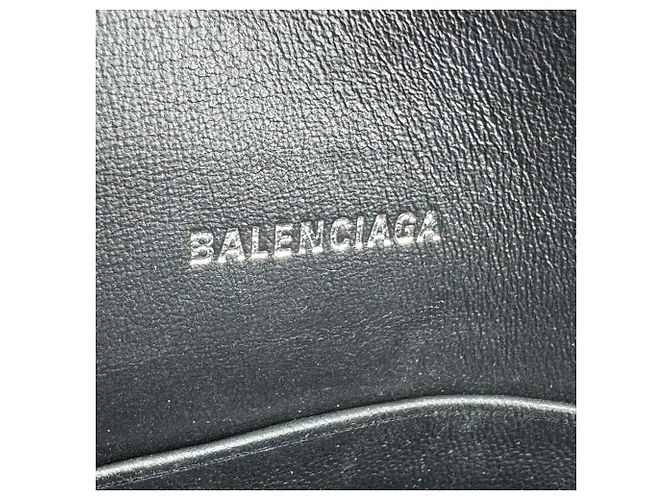 Balenciaga Hourglass Chain Leather Negro - vista 6