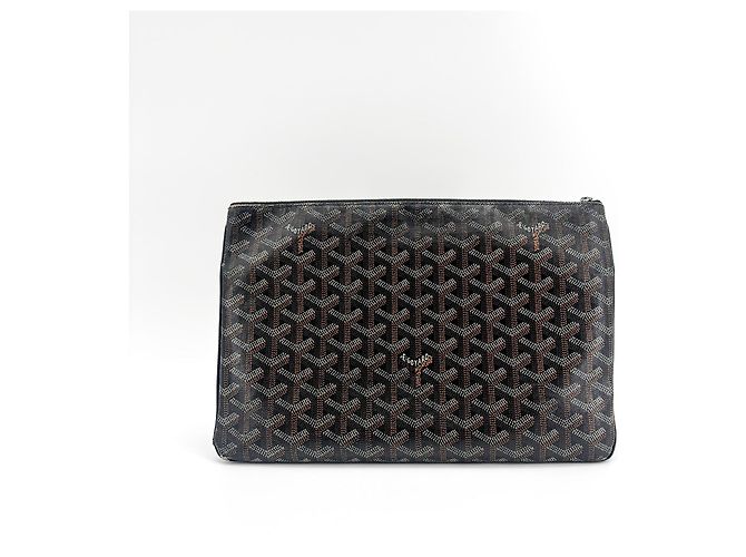 Goyard Senat Zip Coated Canvas MM Noir - vue 2