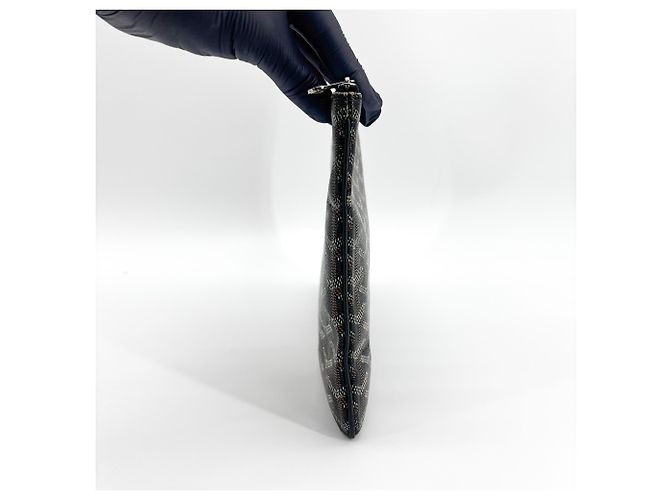 Goyard Senat Zip Coated Canvas MM Noir - vue 3