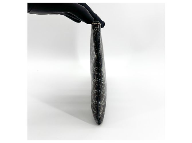 Goyard Senat Zip Coated Canvas MM Noir - vue 4