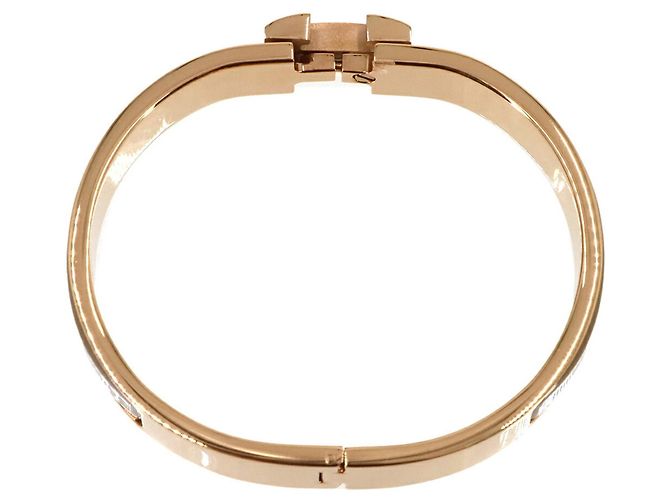 Hermès Hermes Clic H GM Bangle Brown Golden - view 3