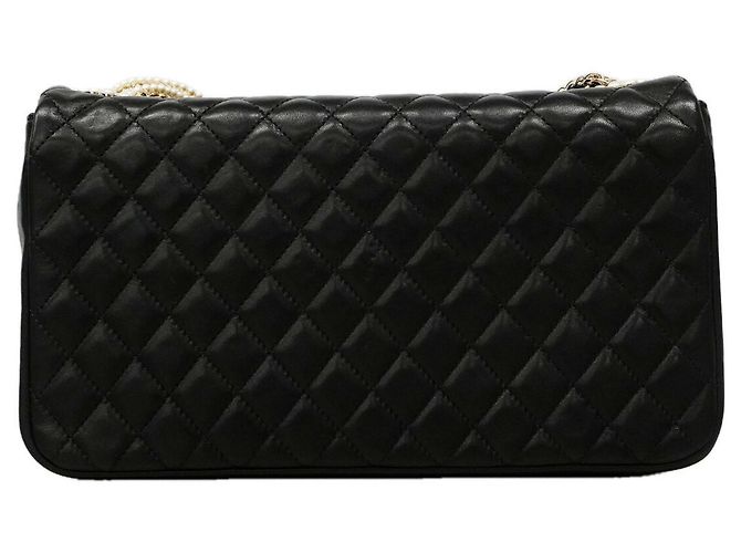 Bolsa de Ombro com Corrente Chanel Matelassé Preto - vista 11