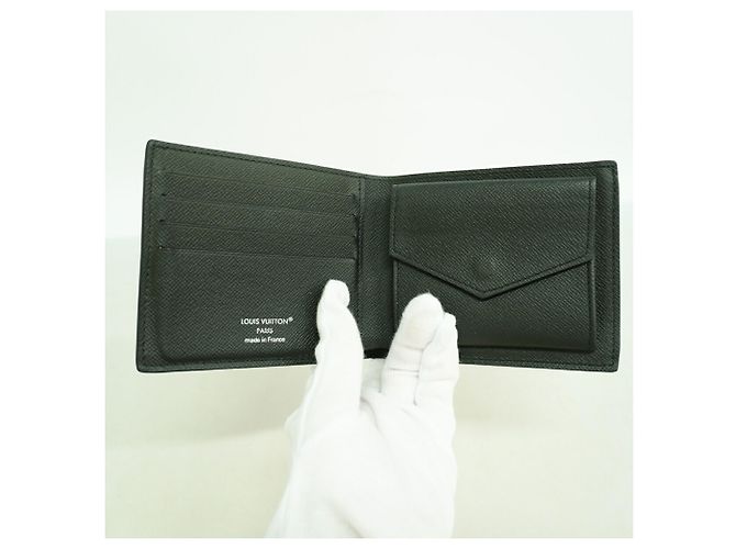 Louis Vuitton Monogram Eclipse Portefeuille Marco NM Wallet Schwarz - Ansicht 3