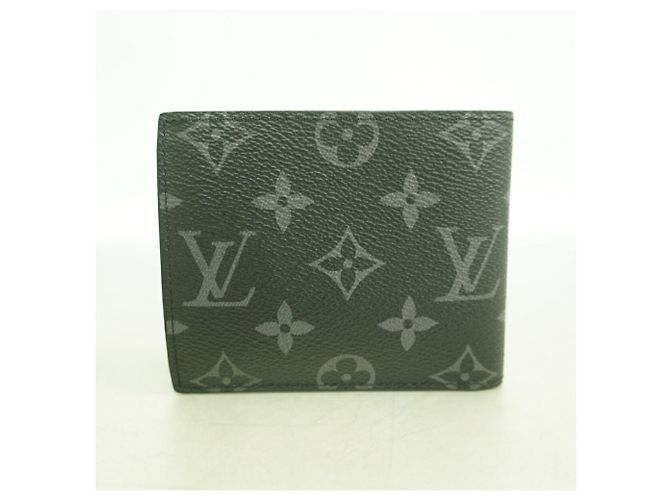 Louis Vuitton Monogram Eclipse Portefeuille Marco NM Wallet Schwarz - Ansicht 8