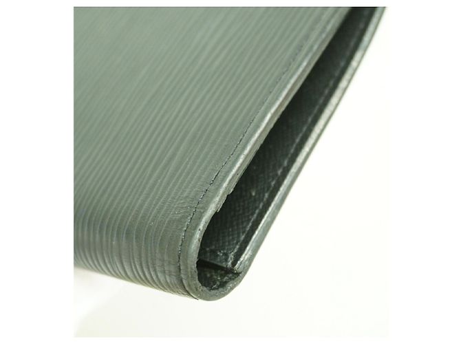 Louis Vuitton Portefeuille Brazza Long Wallet in pelle Epi Nero - vista 5