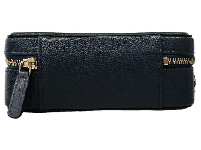 Bolso Vanity Chanel Navy Azul marino - vista 3